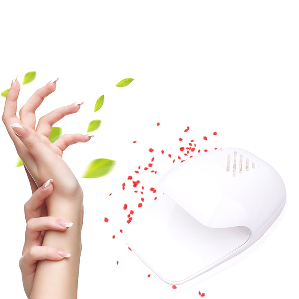 Portable Finger Toe Nail Polish Dryer Drying Blow Fan Manicure Art Tool Machine Pink โ image 4