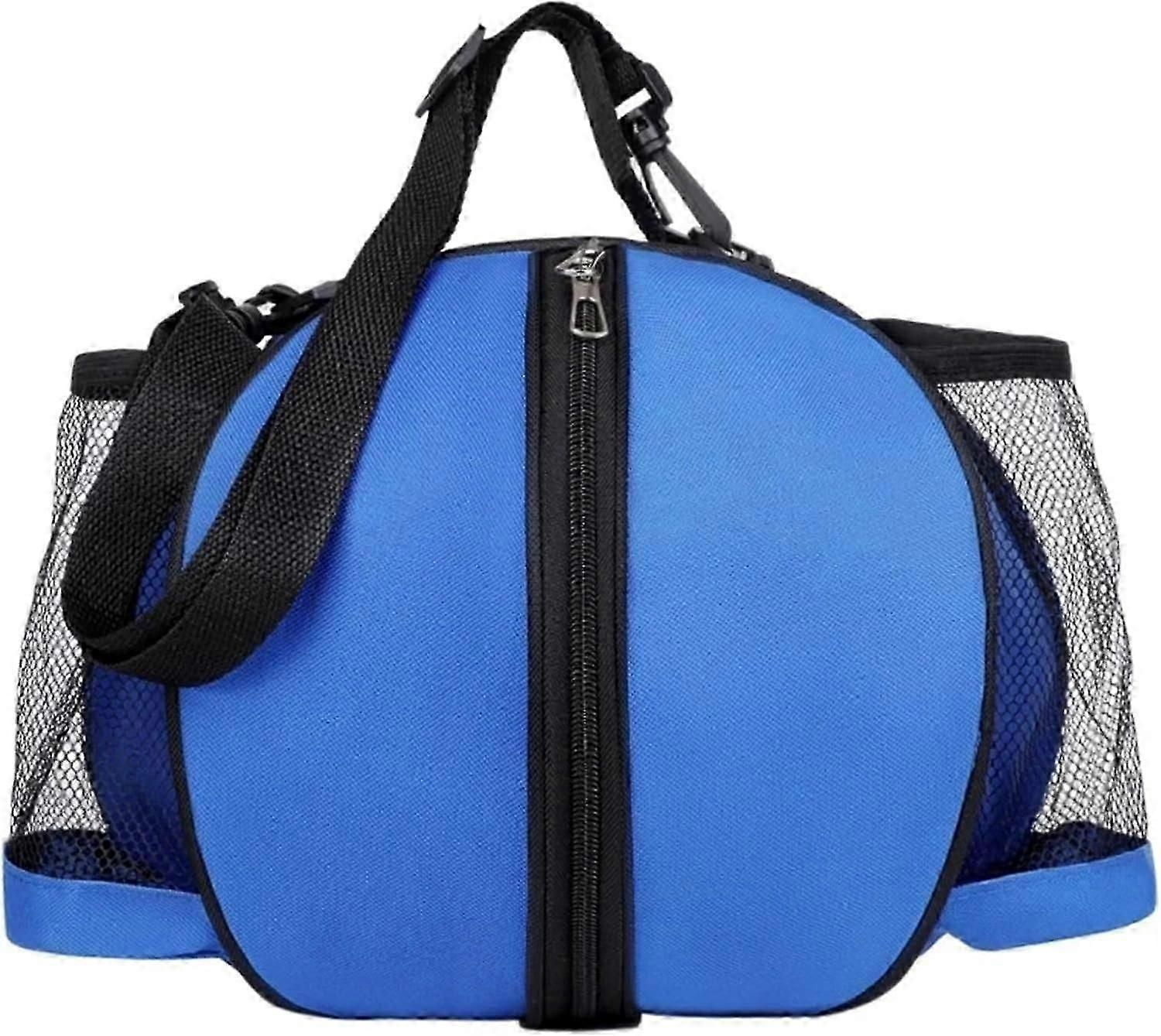 Sports Ball Bag Basketball Soccer Storage Bag Portable Equipment Carry Bag for Team Training Gym Outdoor Activities - Black โ image 4