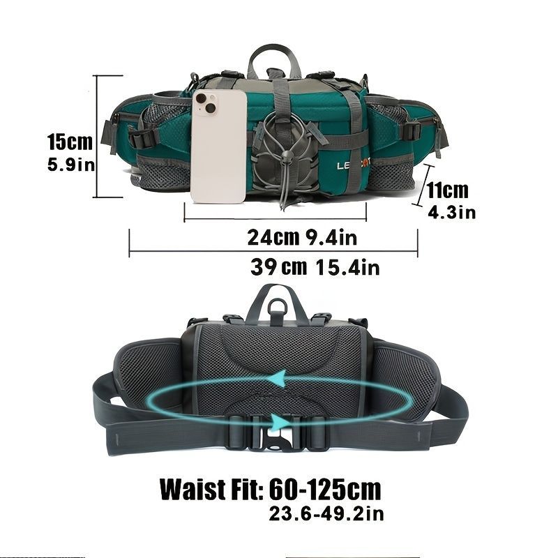 Bicycle Bag Cycling Bag Waist Chest Bag Bike Accessories High-Quality Bag - Olive - Size Regular โ image 5