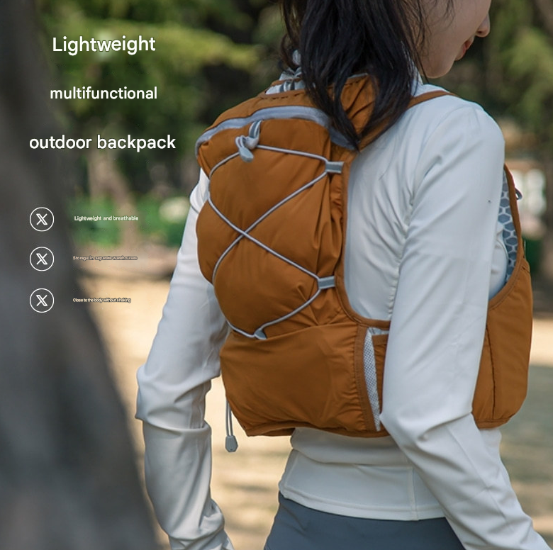 Yellow Hydration Backpack for Trail Running, Marathon, and Cycling — image 2