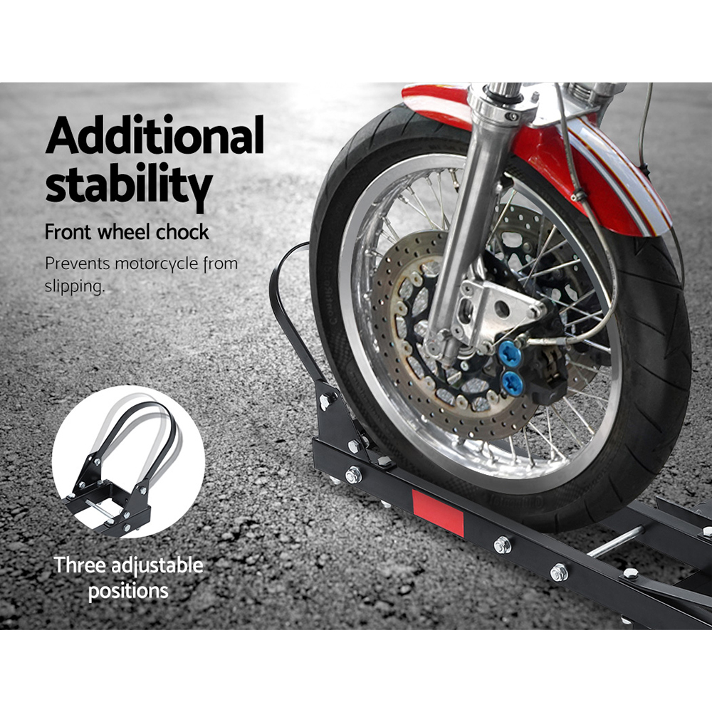 Giantz Motorcycle Motorbike Carrier Rack Ramp 2"Towbar Adjustable Height Black,Giantz Motorcycle Motorbike Carrier Rack Ramp 2"Towbar Adjustable Height Black — image 4
