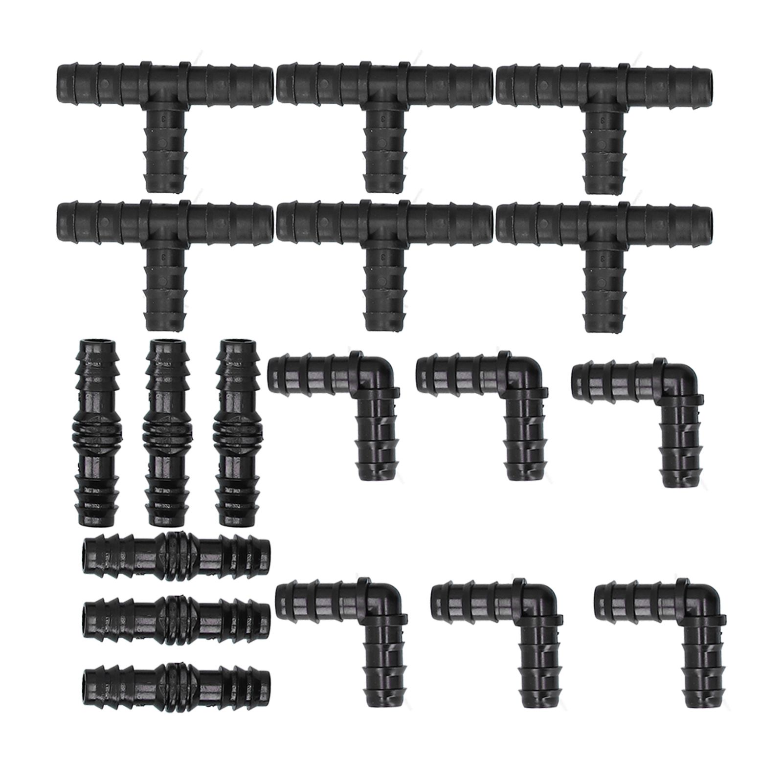 18Pcs/Set Hose Connector Drip Irrigation System Garden 1/2 Hose Drip Irrigation Accessories — image 3