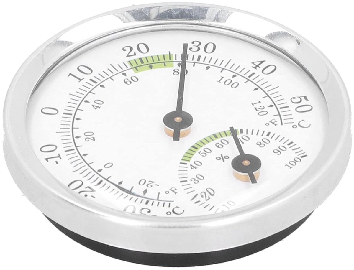 Dial Thermometer-Hygrometer Mini -30~50℃ - For Refrigerator & Cigar Box — image 2