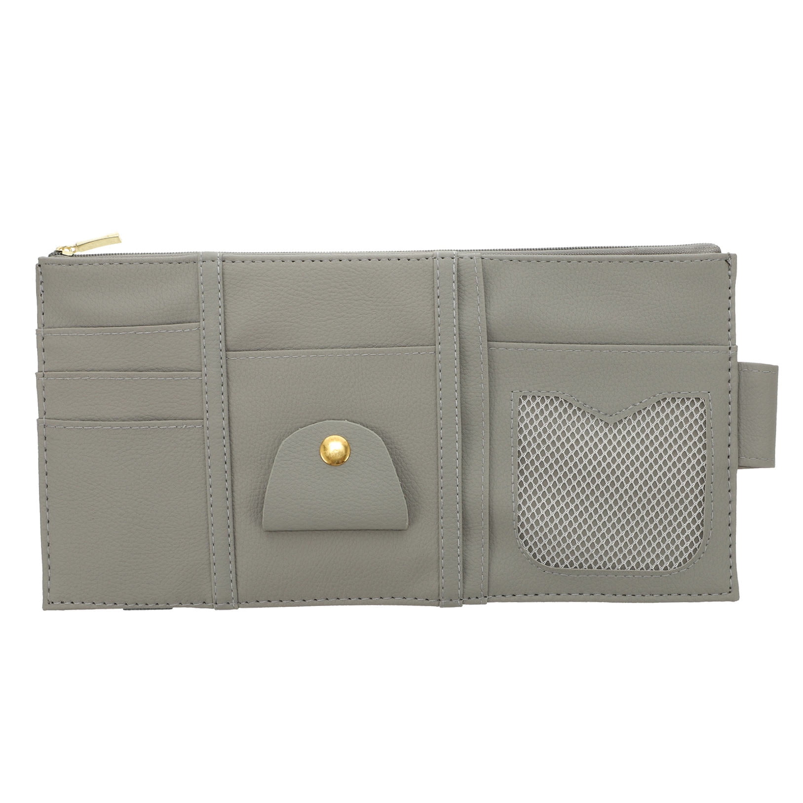 Worgeous ID Storage Bag Visor Organizer Sun Automotive Car Pocket Grey โ image 5