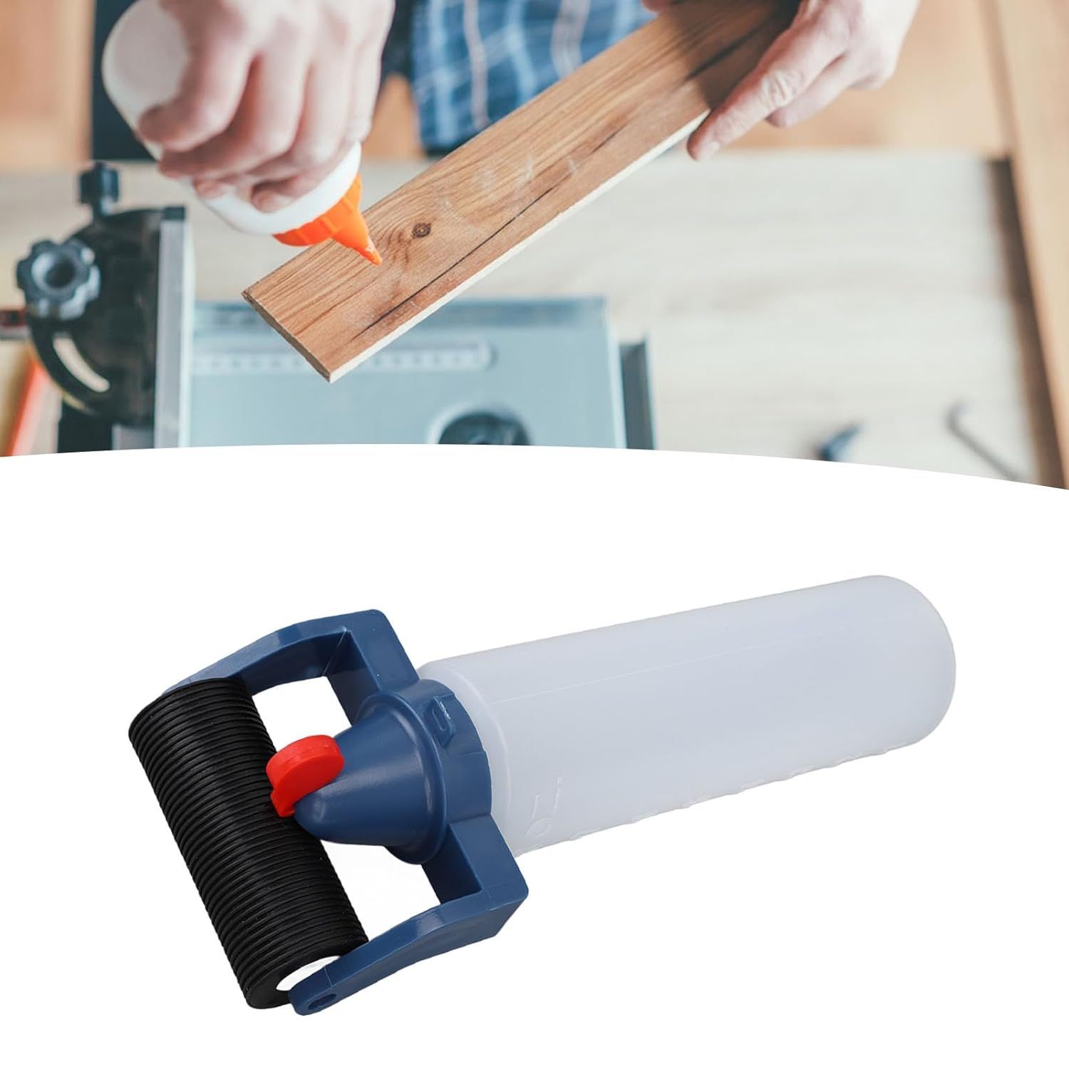 Wood Glue Roller Bottle, Glue Container Dispenser,Glue Spreading Woodworking Tool with Wood Glue Applicator Roller Dispenser — image 4