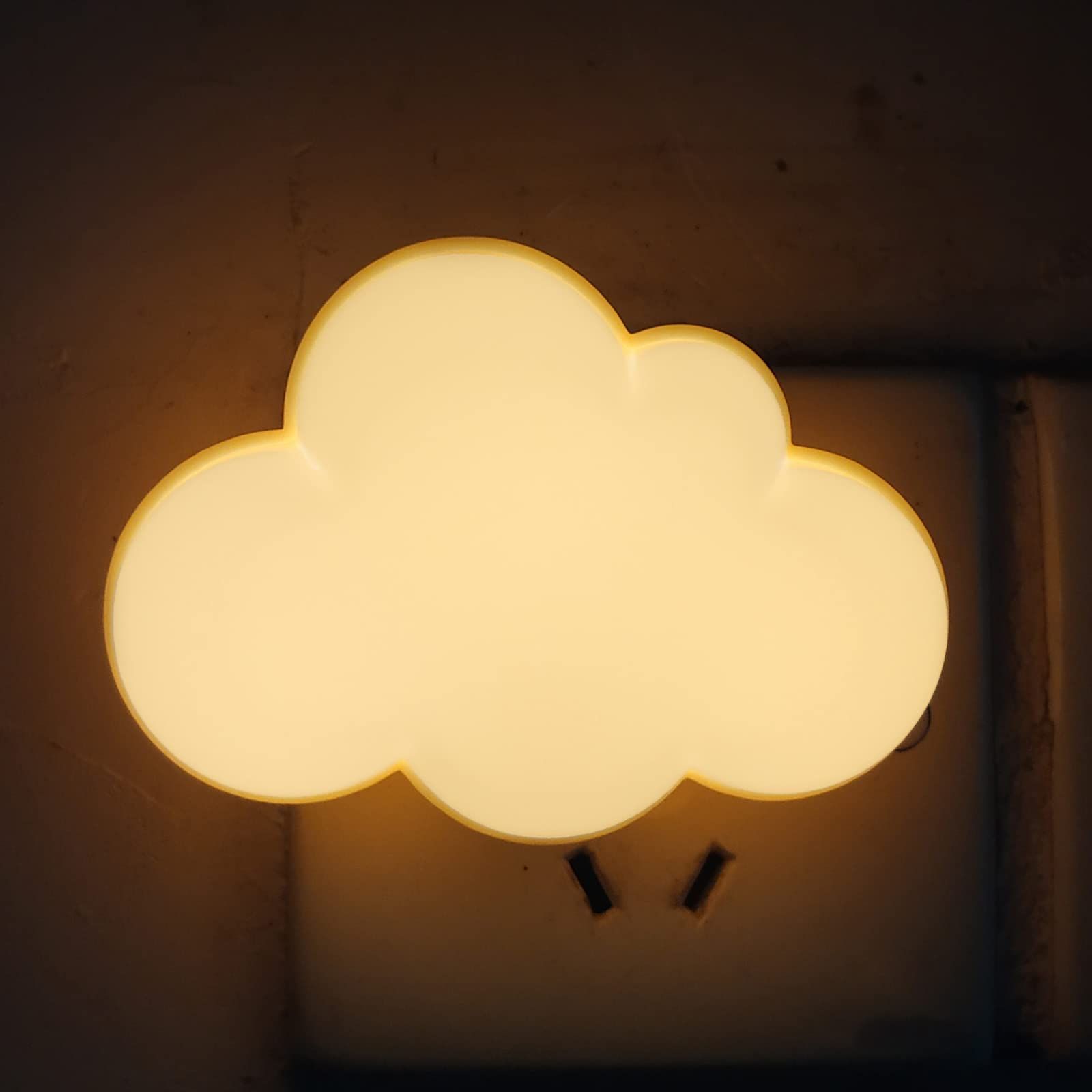 Sensor LED Night Light Plug-in Night Lights for Kids Adults, Cute Dream Lighting Wall Lamp Cloud NightLight for Bedroom Bathroom
