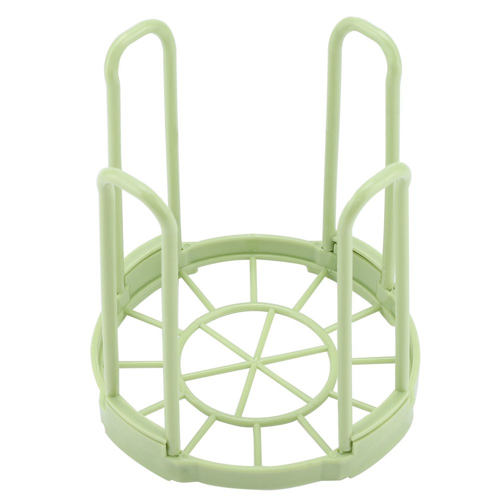 Durable Plastic Folding Healthy Dish Bowl Storage Shelf for Dry Kitchen Good Helper Green โ image 5