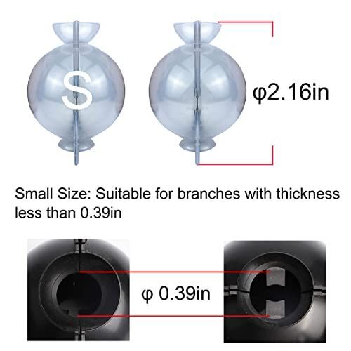 20 PCS Air Layering Propagation Kit with Zip Ties, Reusable Grafting Ball, Clear Air Layering Pods, Rooting Ball for Fast Propagation (Small) — image 3