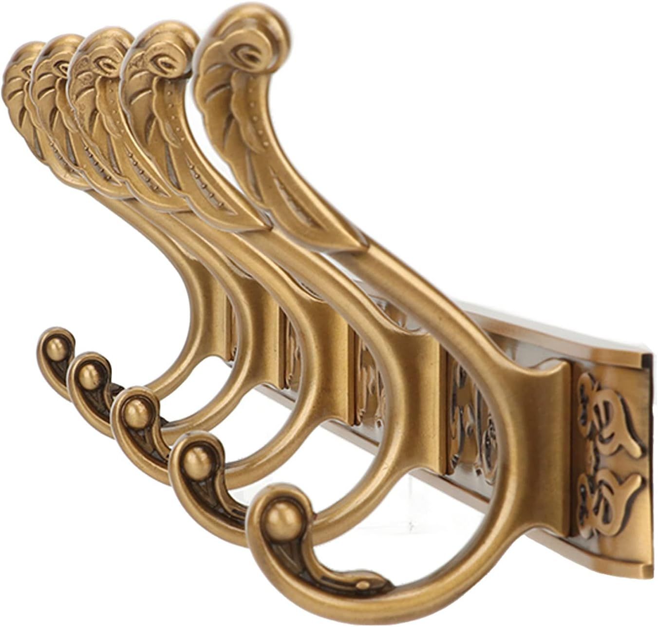 Coat Rack Wall Mount, Rail Wall Hook Behind Door Mounted for Coat Hat Clothes, Coat and Hat Hook Rail Wall Hooks โ image 4