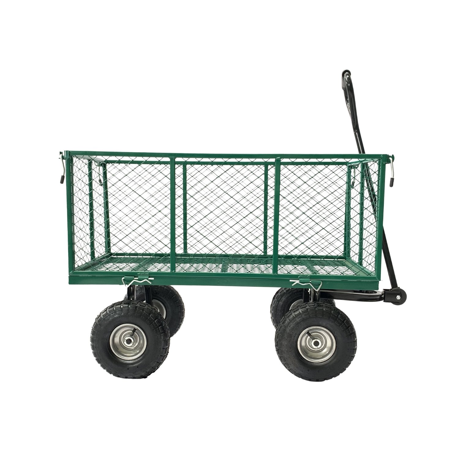 Wallaroo Steel Mesh Garden Trolley Cart - Green — image 3
