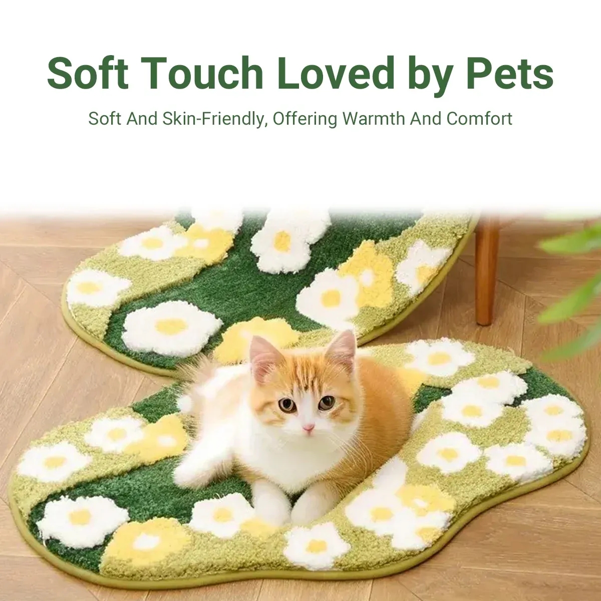 Carpet Irregular shaped Hall Pet Floor Mat Non Slip for Living Room Entryway — image 4