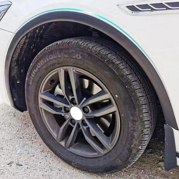 1.5m Universal Fender Flares Car Wheel Arch Mudguards, Black โ image 6