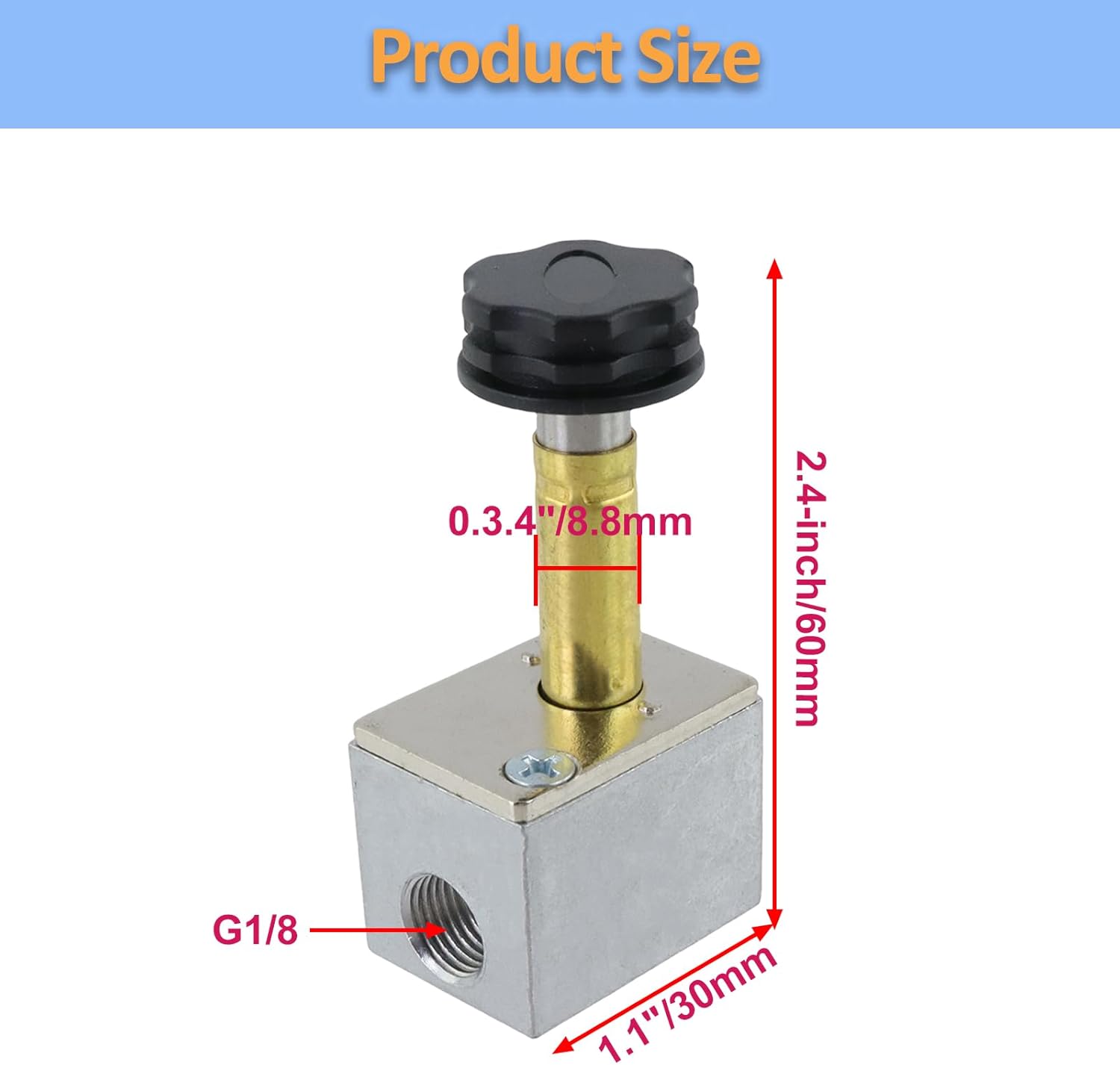 Electric Solenoid One Way Air Valve Body Aluminum Power-Off Vent Exhaust Valves Body for Air Compresspr โ image 2