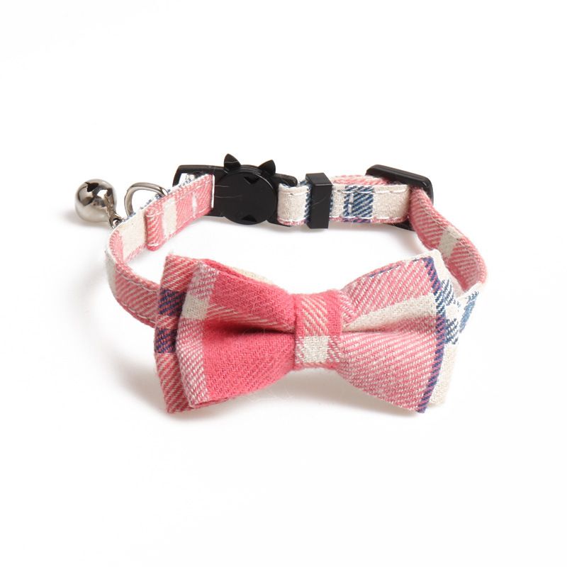 Luxury Cat Collars with Bow Tie and Bell | Safe Quick Release Breakaway Buckle | Cat Collars (2pcs necklace) — image 4