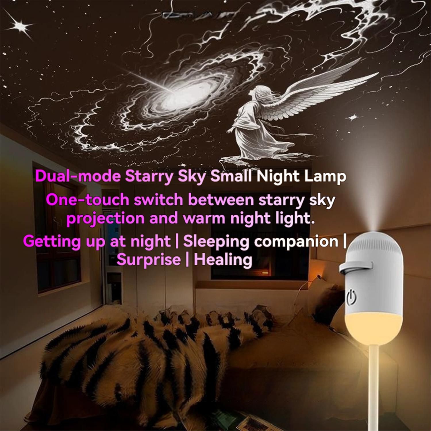 24 Slides Projector Lamp 2-in-1 USB Starry Sky Mood Light Portable LED — image 3