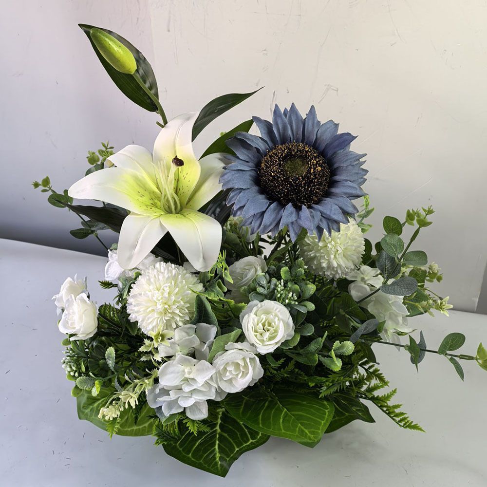 Artificial Lily Floral Arrangement Home Decor Garden Decor Australian Home - Multi-color - Size 7 β image 6