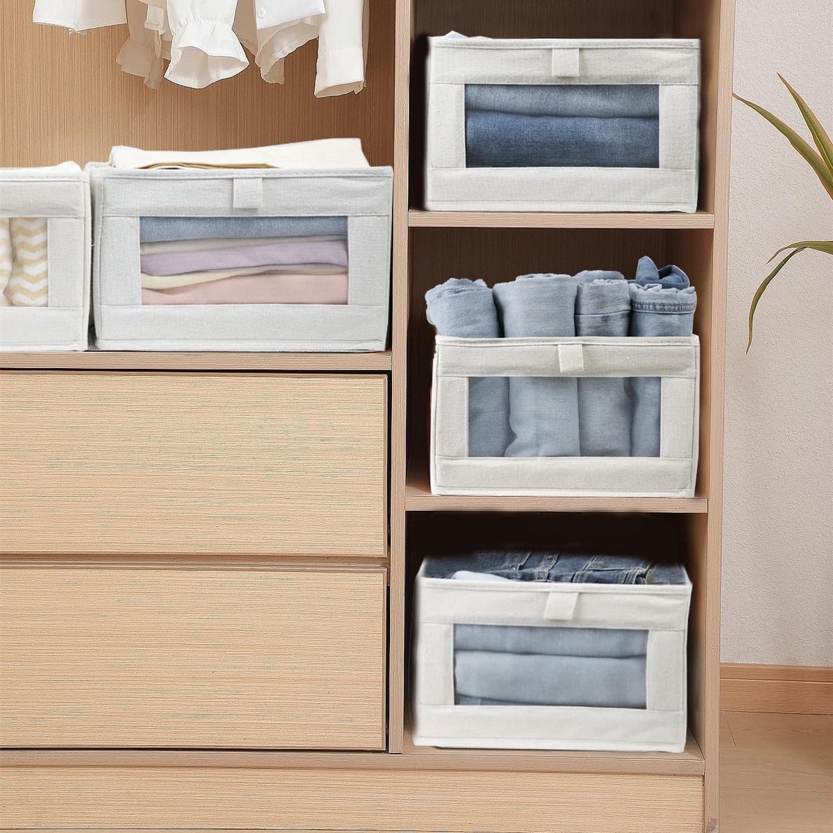 Storage Bins - Laundry Bins - Clothes Organizers - Closet Organizers and Storage Bins - for Clothes - Jeans - Toys - Books - Shelves - Cabinets - Wardrobes — image 6