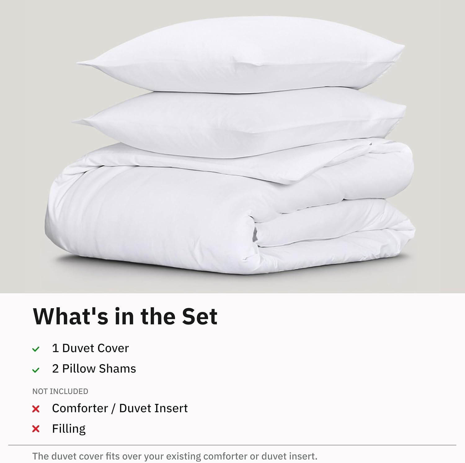 Hotel Soft Microfiber Duvet Cover Set-2000TC Quilt Cover Set & Pillowcases -1 Donna Cover Zipper Closure & 1 x Pillowcases-Breathable Bedding - Wrinkle, Fade — image 2