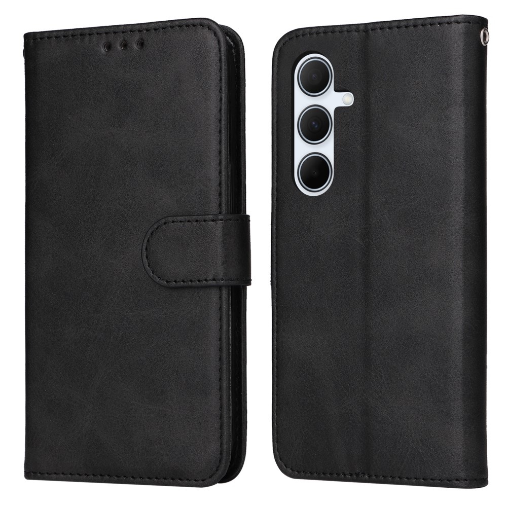 Compatible with Samsung A56 5G Wallet Case, PU Leather, Samsung, Black — image 2