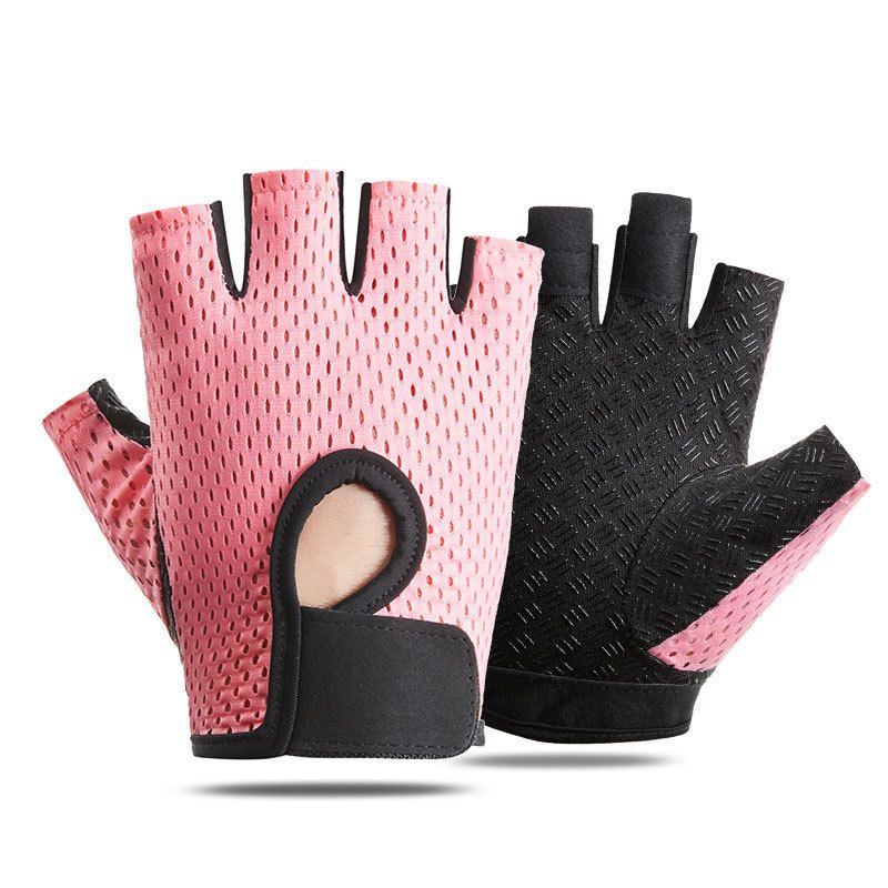 T-BAGWELL Cycling Gloves Half Finger Anti-slip Section B half blue โ image 6
