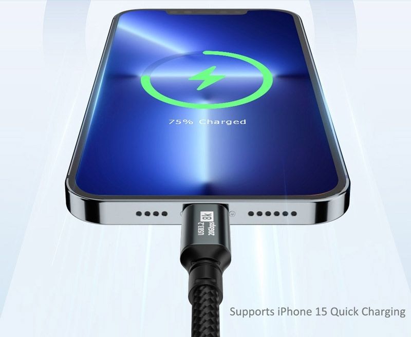 OXHORN CB-CC-322 USB C 3.2 Gen 2x2 Cable 2m — image 4