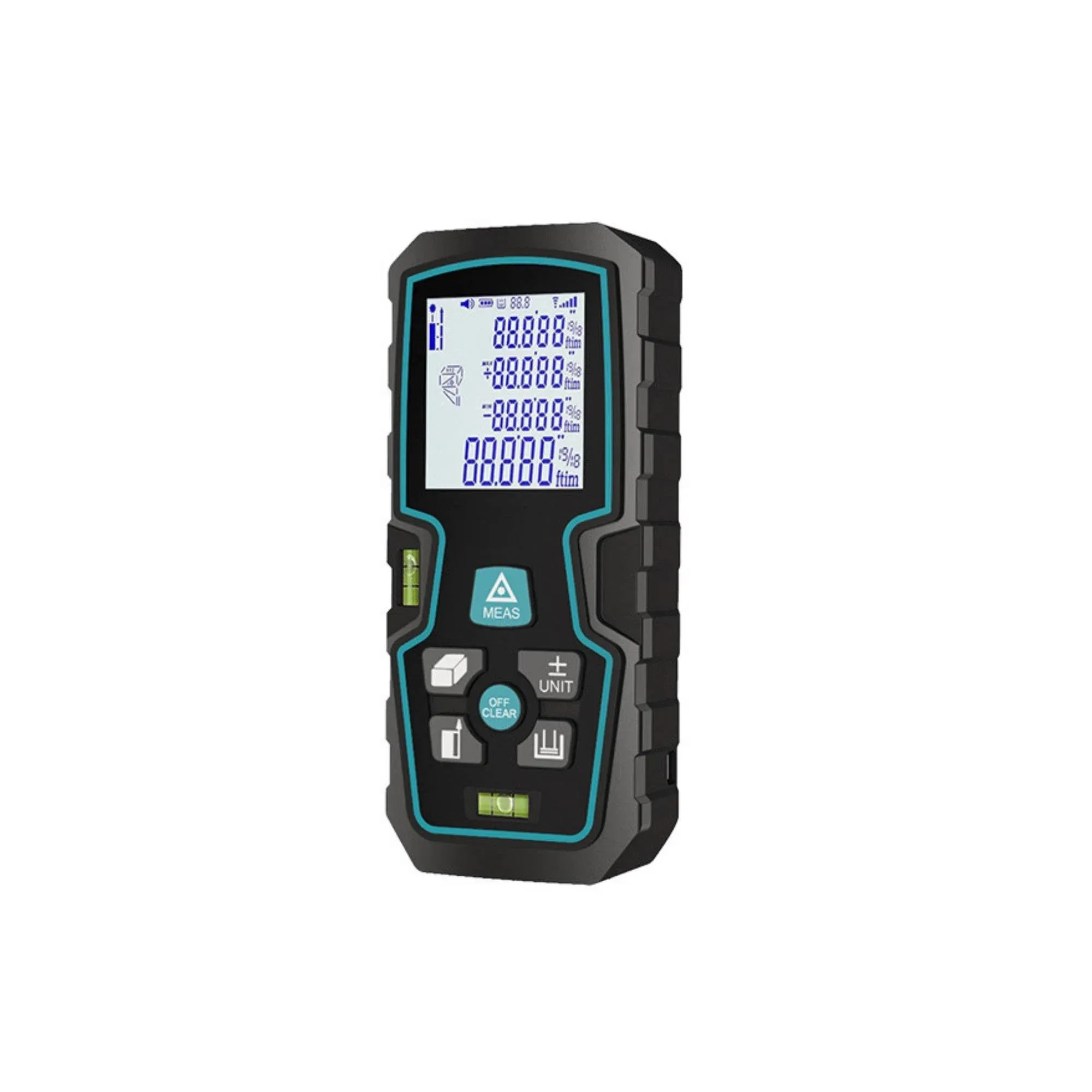 Tooleroo 40m Digital Laser Distance Measurer - LCD Area Volume Meter Tool
