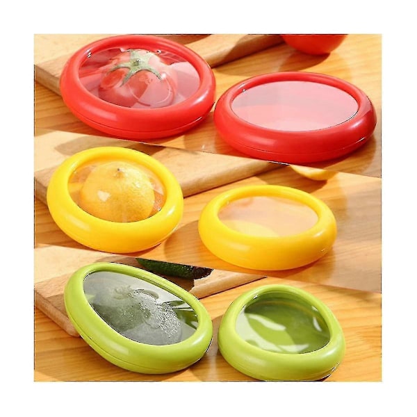 4pcs Reusable Food Storage Container Compatible with Avocado Tomato Saver Lemon Saver Container — image 3