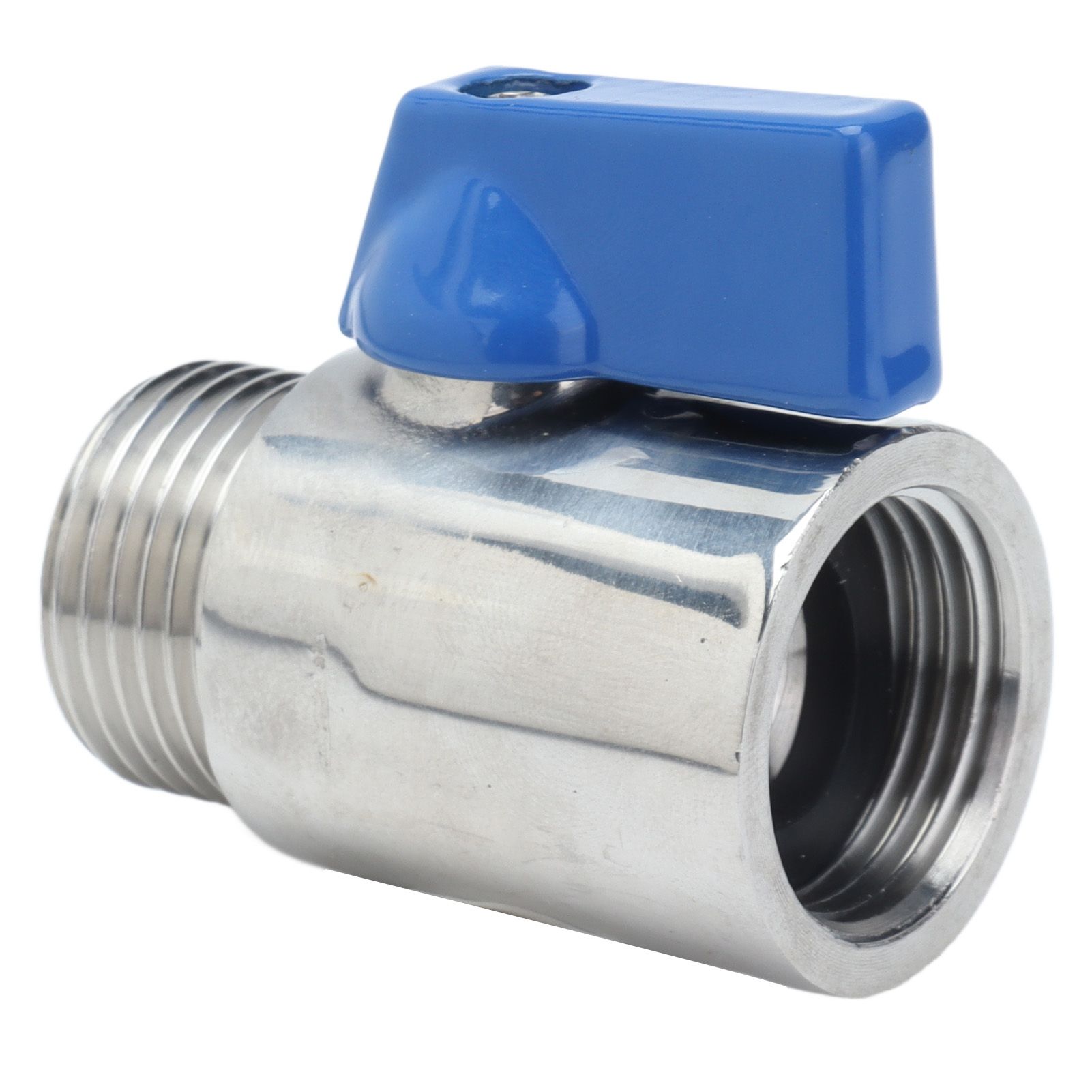 5/8 Inch BSP PN63 Mini Ball Valve 304 Stainless Steel Mini Sanitary Female To Male Ball Valve for Beer Homebrew Tap Head — image 4