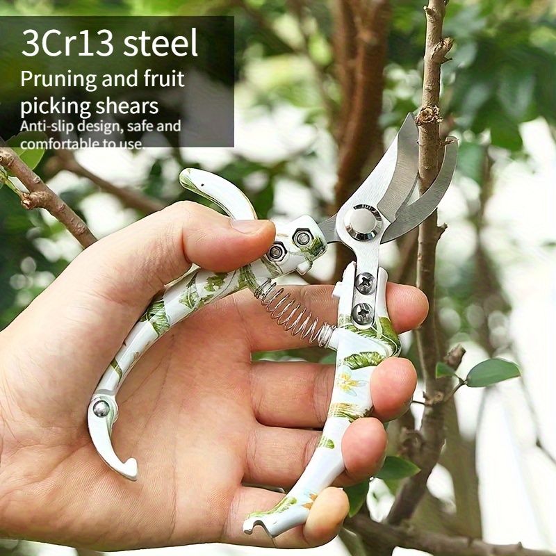 Garden and Horticulture Scissors | Pruning Shears | Indoor Potted Plant Scissors | Branch Trimming Tools | Manual Pruning Shears | Labor-saving Scissors Curved — image 3