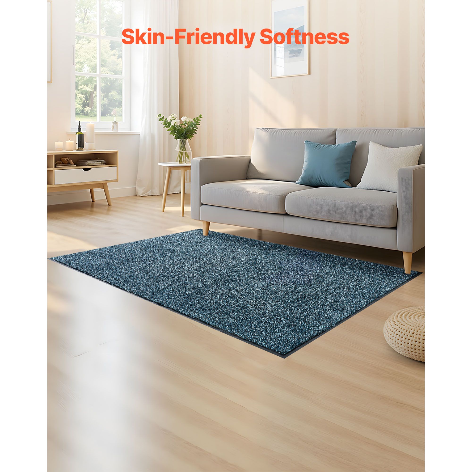 Front Door Mat, 1829 x 1219 mm Commercial Floor Mat for Indoor and Outdoor, Industrial Entrance Carpet with PVC Backing, Heavy Duty Washable Entry Rug for โ image 3