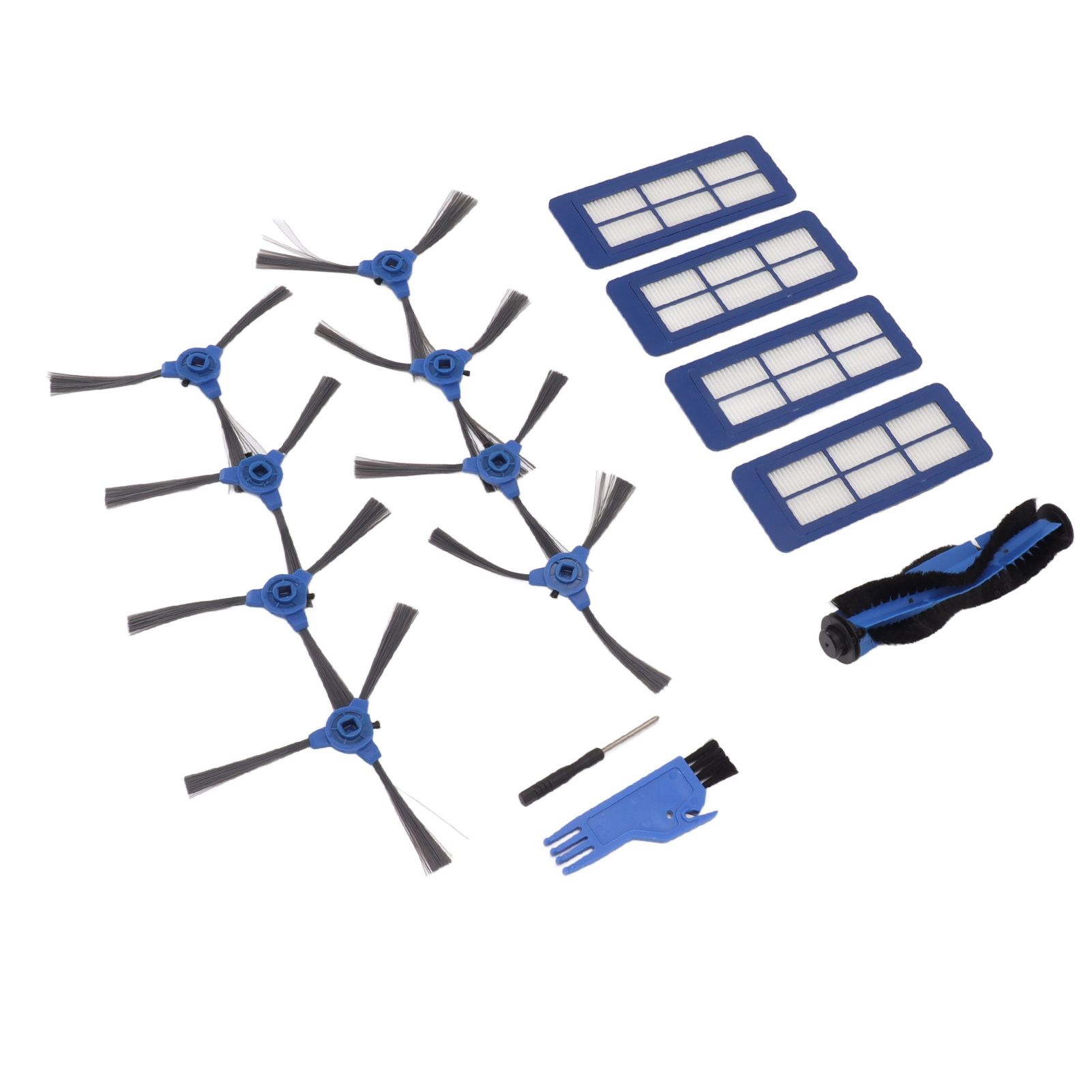 Sweeping Robot Main Side Brush Filter Screen Replacement Kit for RoboVac 11S Max 15C Max 30C Max G30 Edge G10 Hybrid โ image 5