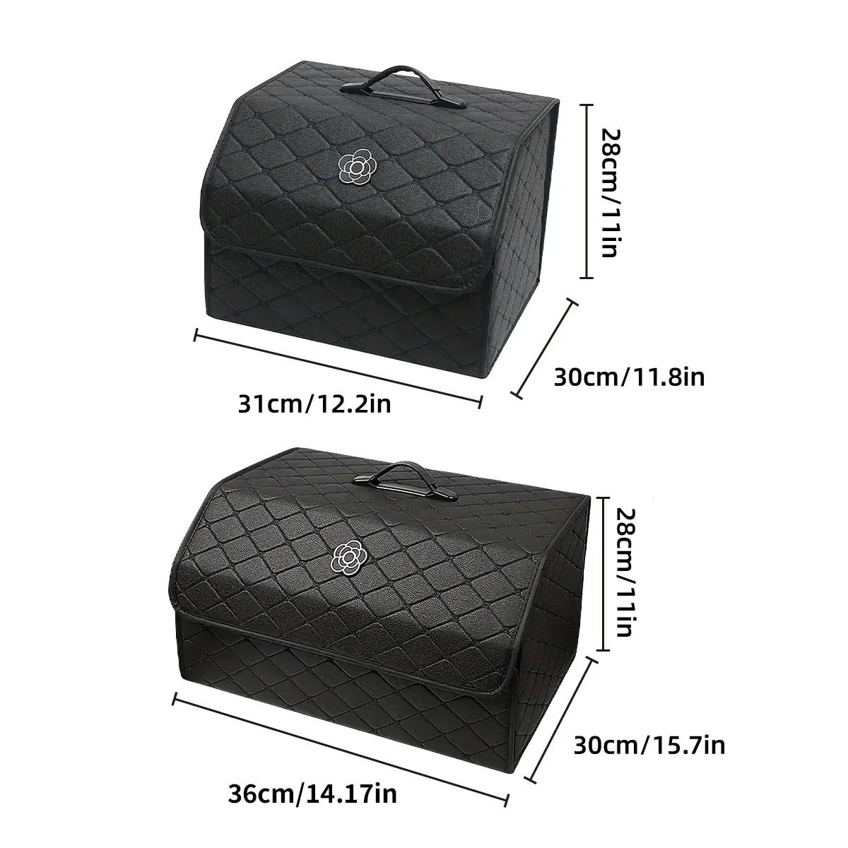 Multifunctional Car Boot Organiser Storage Bag for Easy Vehicle Organization - Small — image 4