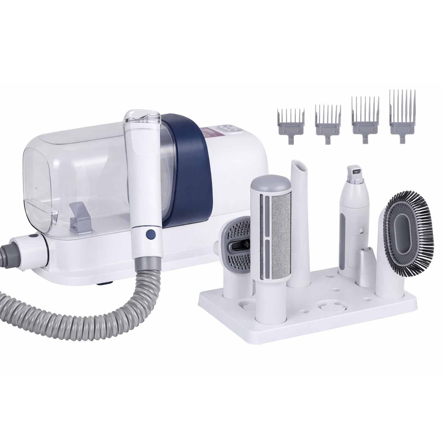 i.Pet Pet Grooming Kit Vacuum Dog Cat Hair Dryer Remover Clipper Brushes Cleaning — image 2