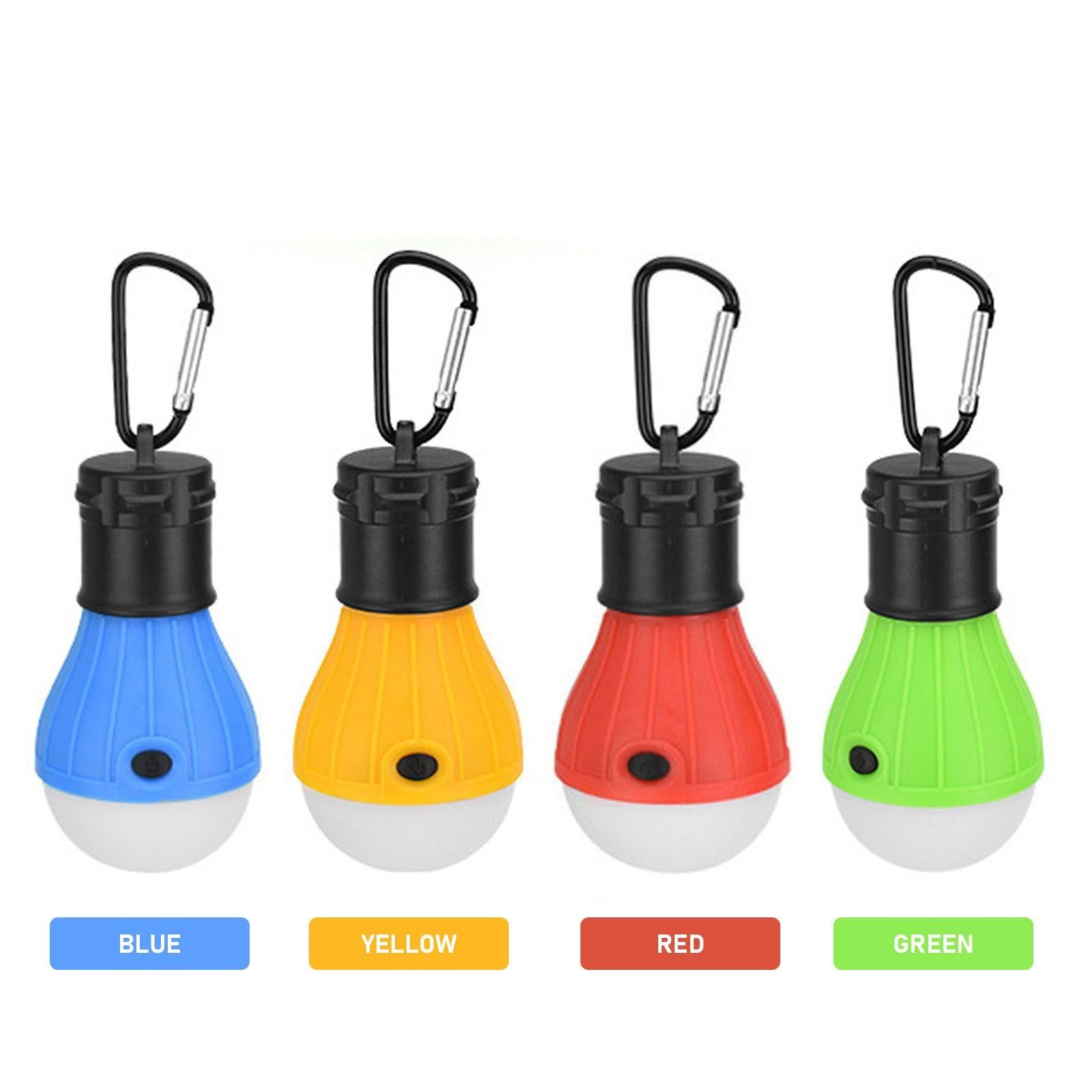 4pcs Portable LED Camping Tent Light Clip Hook Battery Powered Emergency Lamp for Hiking Fishing โ image 2