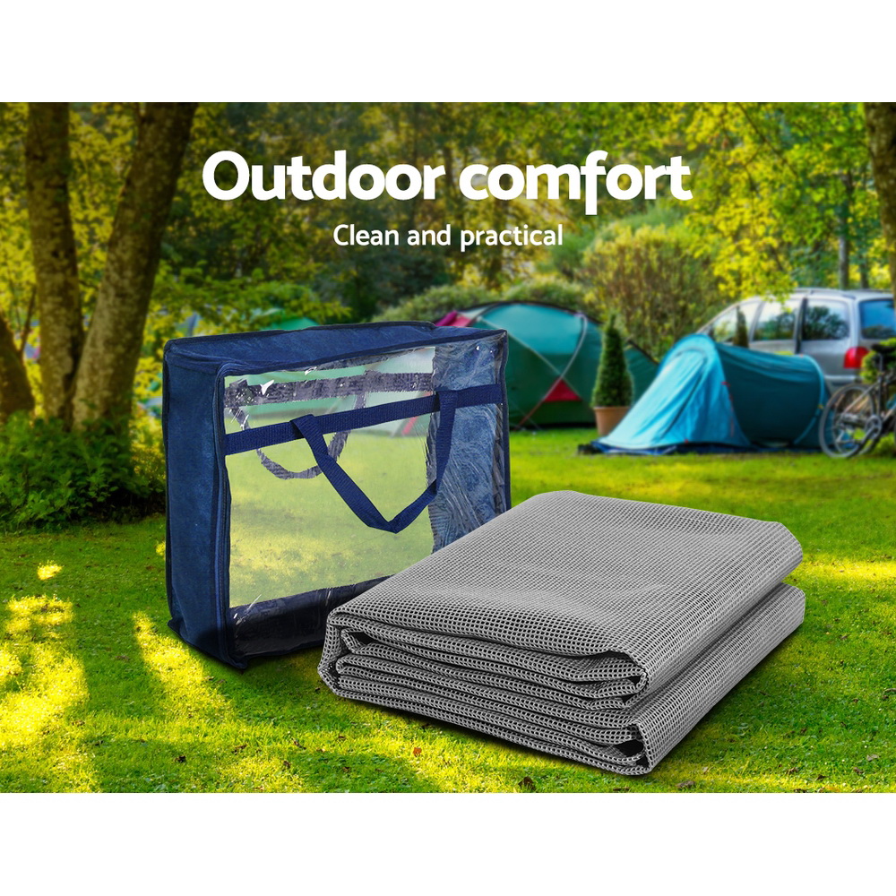 Weisshorn 3M X 2.5M Annex Matting Floor Mats Mesh Caravan Camping Annexe 2pcs โ image 3