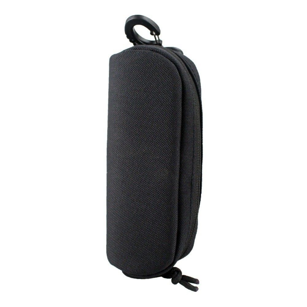 Tactical Glasses Case Glasses Pouch. Portable Eyeglasses Cases Eyewear Box. Eyeglass Case with Clip （black）