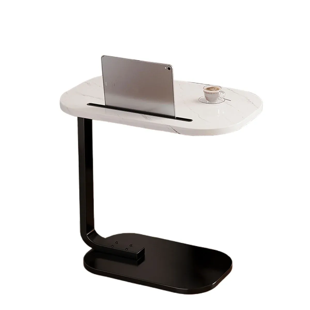 Mini Side Table Wooden Board Movable Lightweight Small Desk Compact Home Office — image 2