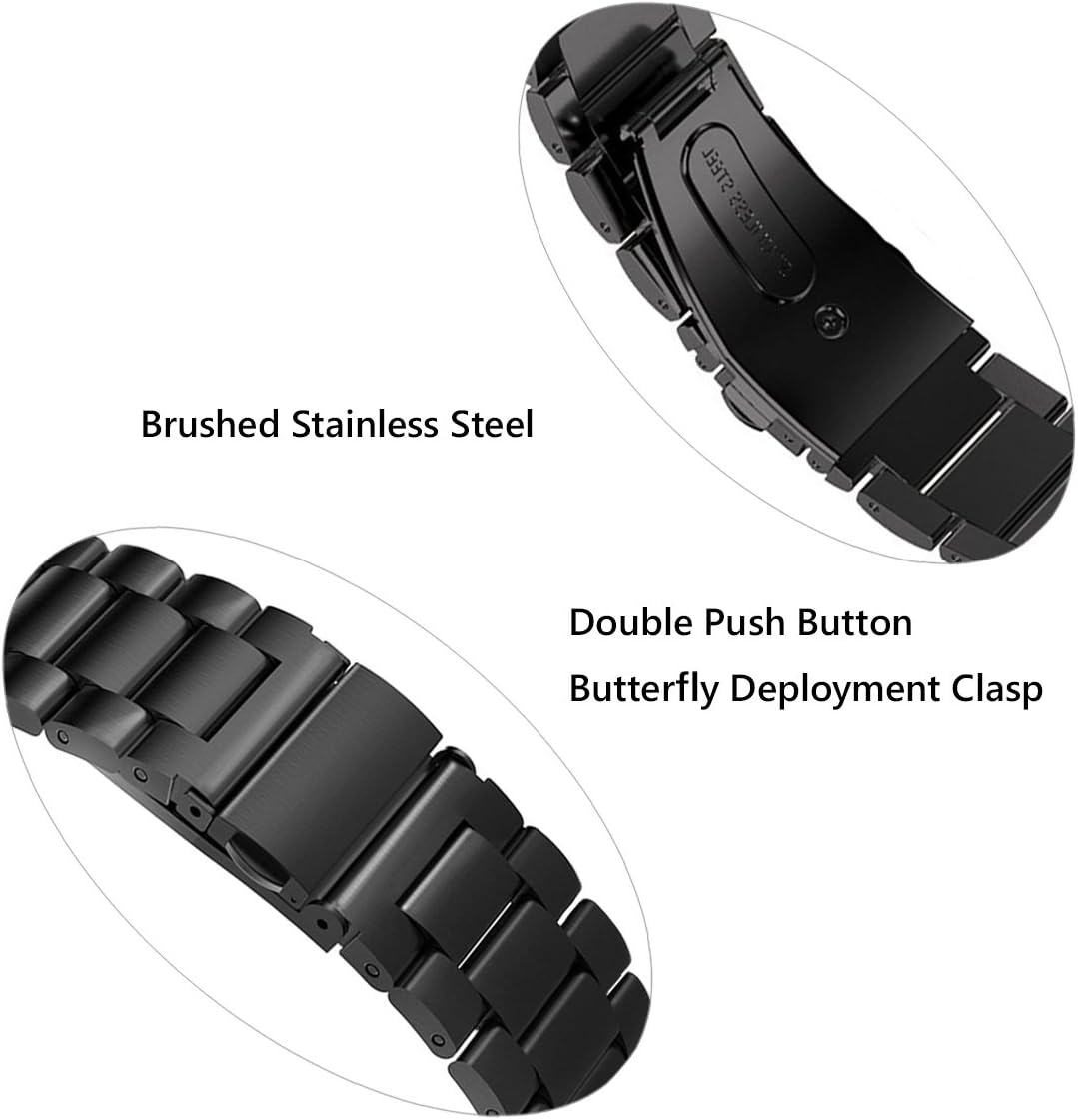 Quick Release Watch Strap,16mm 18mm 20mm 22mm 24mm Premium Solid Stainless Steel Watch Band Replacement โ image 3