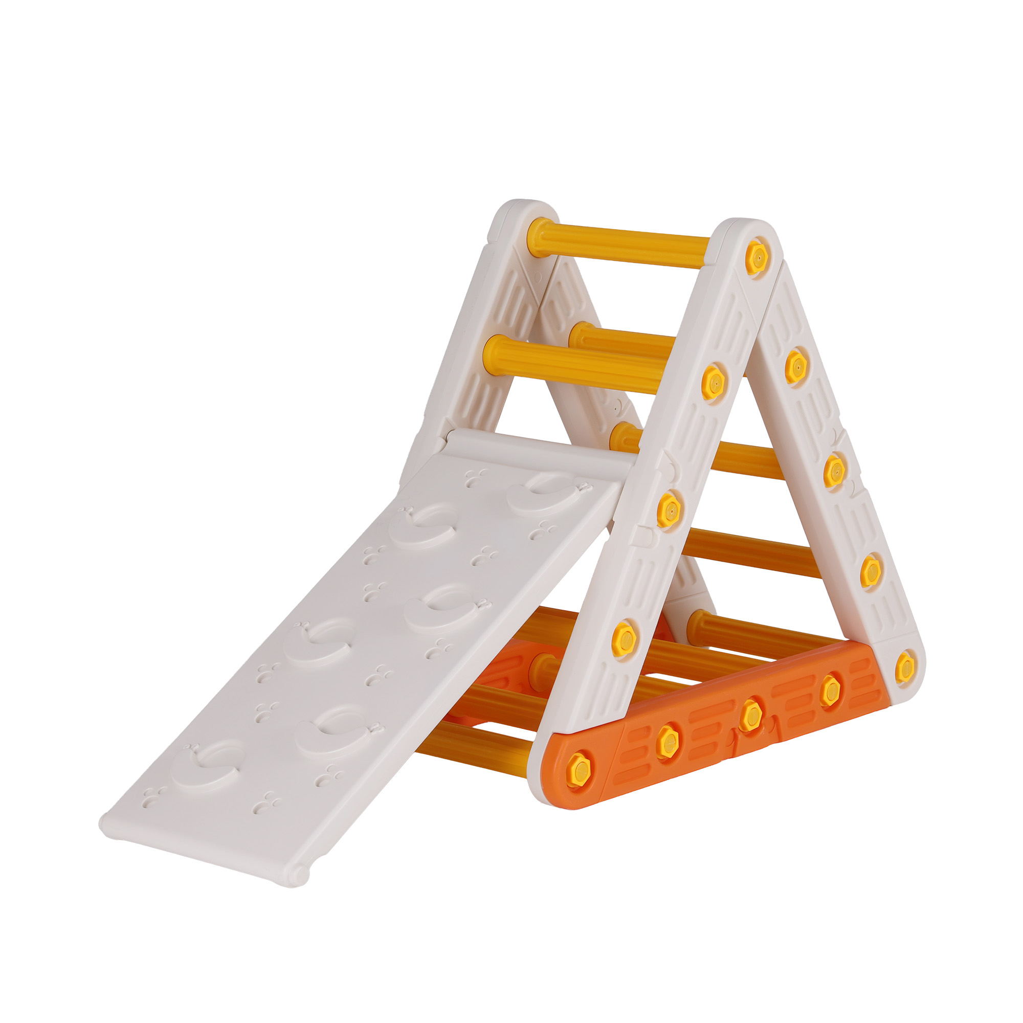 Keezi Kids Climbing Frame Set With Slide Indoor Outdoor Toddler Toys Pikler Triangle Climber β image 3