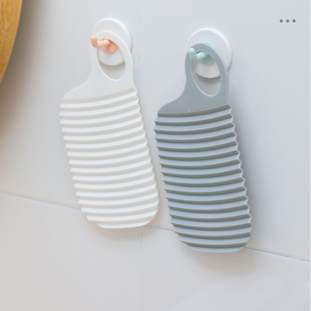 1pc Household Thickened Plastic Washboard, Anti-Slip Design with Clothes Pegs, Durable Laundry Tool for Dorm Use, Wash Underwear, Socks & Delicates, Random โ image 5