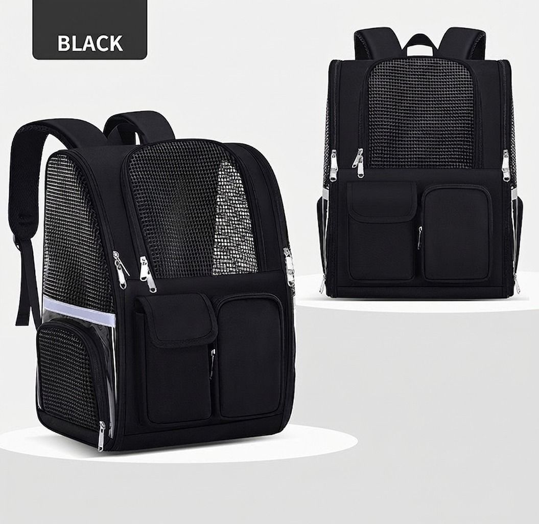 Pet Carrier Backpack for Travel, Hiking, and Vet Visits β Breathable Mesh Design with Reflective Safety Strips, Ideal for Cats and Small Dogs, Hands-Free β image 4