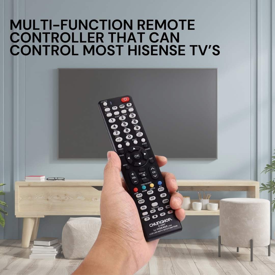 Chunghop Universal TV Remote Control Compatible with Hisense LCD Smart HD Plasma — image 3