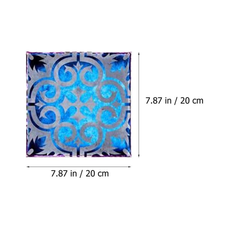 10 pcs Wall Tile Stickers Self Adhesive Tile Sticker Wallpaper For Kitchen Living ROom Bathroom Home Decor 20X20Cm — image 2