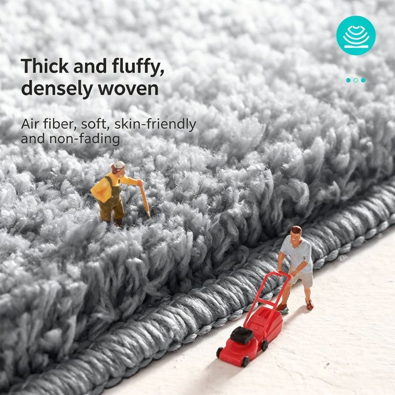 Ultra-soft and absorbent bathroom mat | 3.5cm thick, antibacterial and non-slip TPR material, machine washable, quick-drying, suitable for showers, bathtubs — image 4