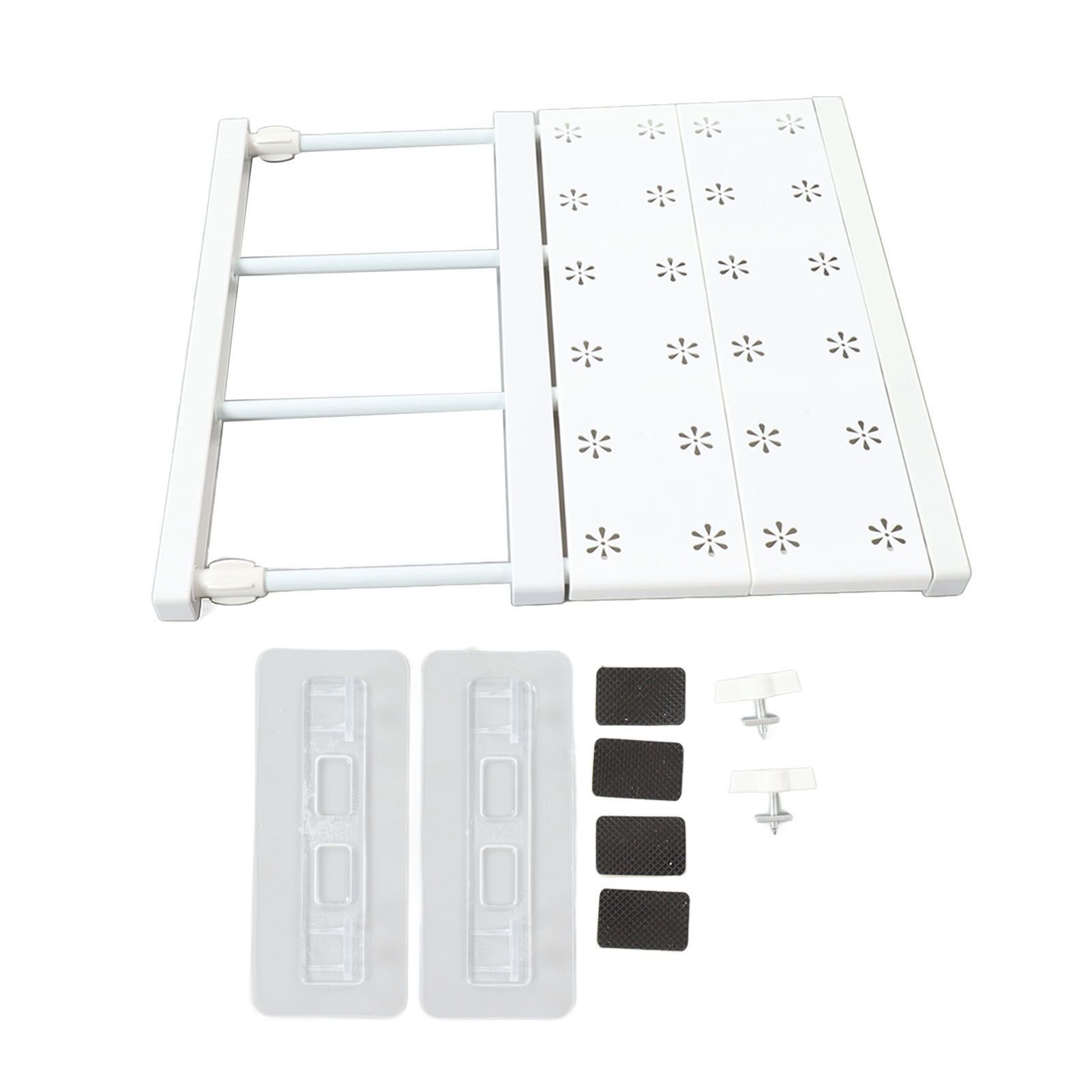 Tension Shelf Adjustable Space Saving Expandable Closet Organizer Dividers for Shoe Cabinet Closet Length 30‑40cm/11.8‑15.7in — image 2