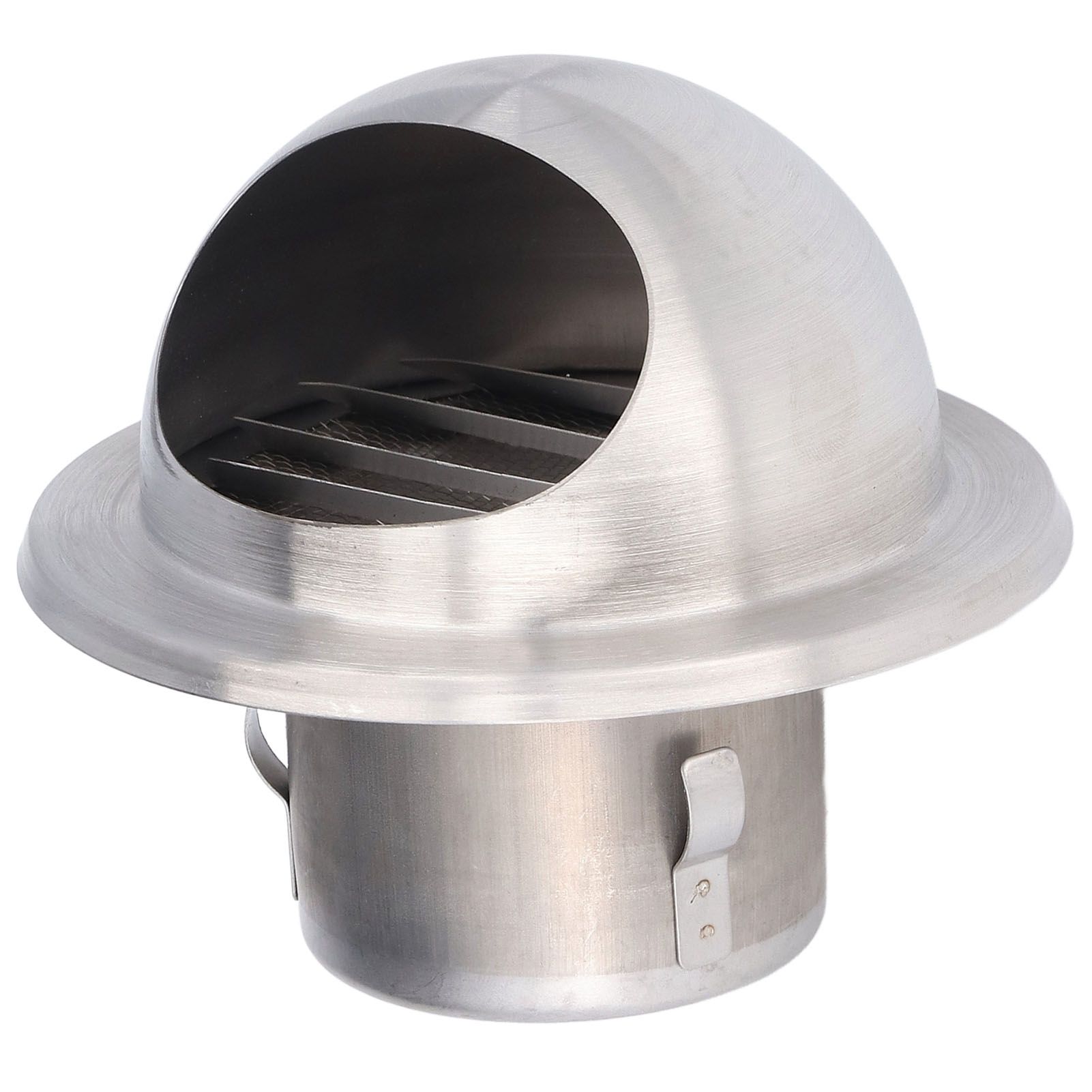 Stainless Steel Air Vent Stainless Steel Round Bull Nosed External Extractor for External Wall Exhaust 60 — image 4