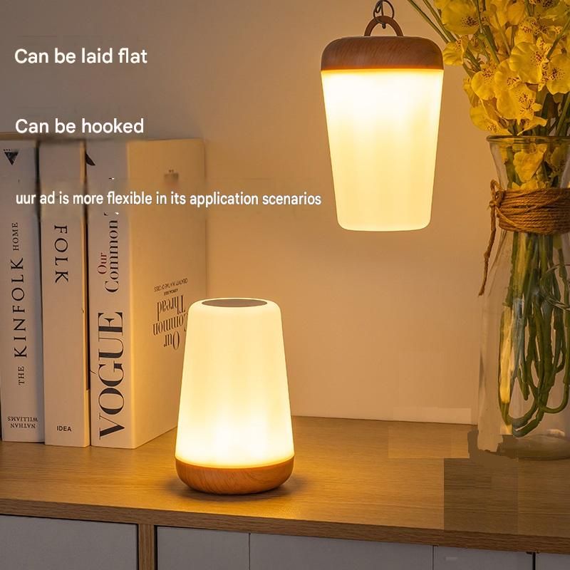 White LED Rechargeable Night Light with 16 Colors – 1200mAh Touch Bedside Lamp & Portable Ambient Lighting — image 2