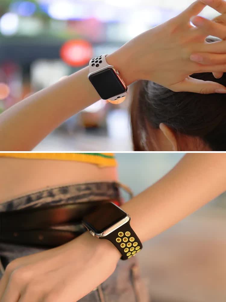 Compatible with Apple Watch Band Ultra 2, Series 9/8/7/6/5/4/3/SE, 45mm 49mm 44mm 40mm 41mm 42mm, Black Pink, 15 Pack — image 5