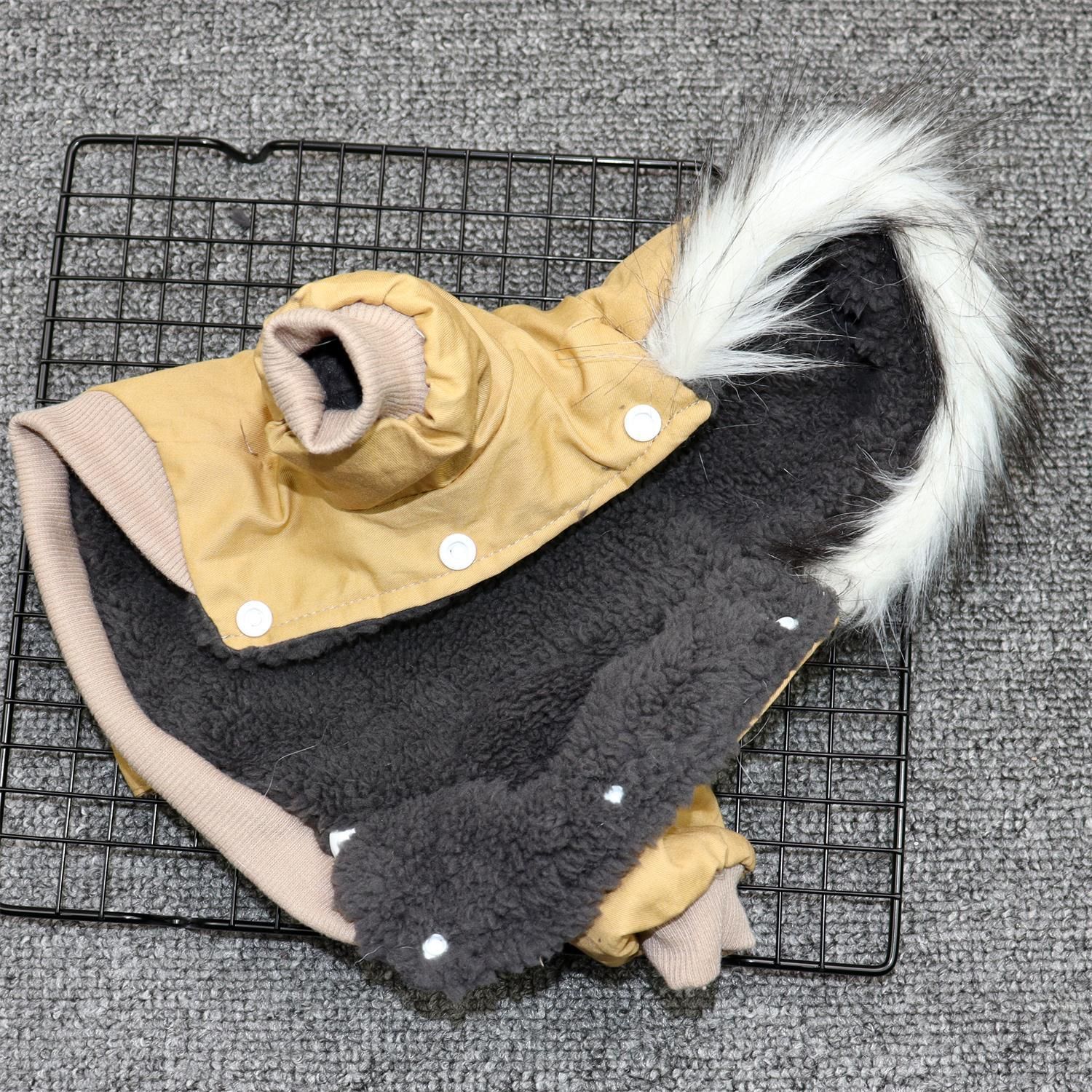 Odd Pet Thickened Cotton Dog Clothes Small Breed Winter mountaineering uniform army green XL โ image 4