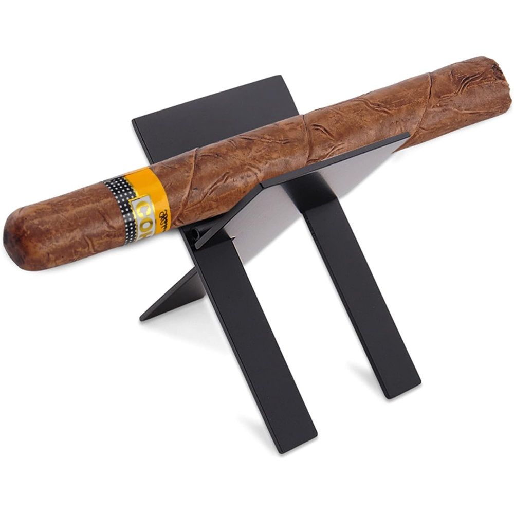 Folding Cigar Holder 4 Pcs, Portable Adjustable Mini Cigar Rack, Stainless Steel,Comes is a Great Gift for Cigar Lovers — image 5